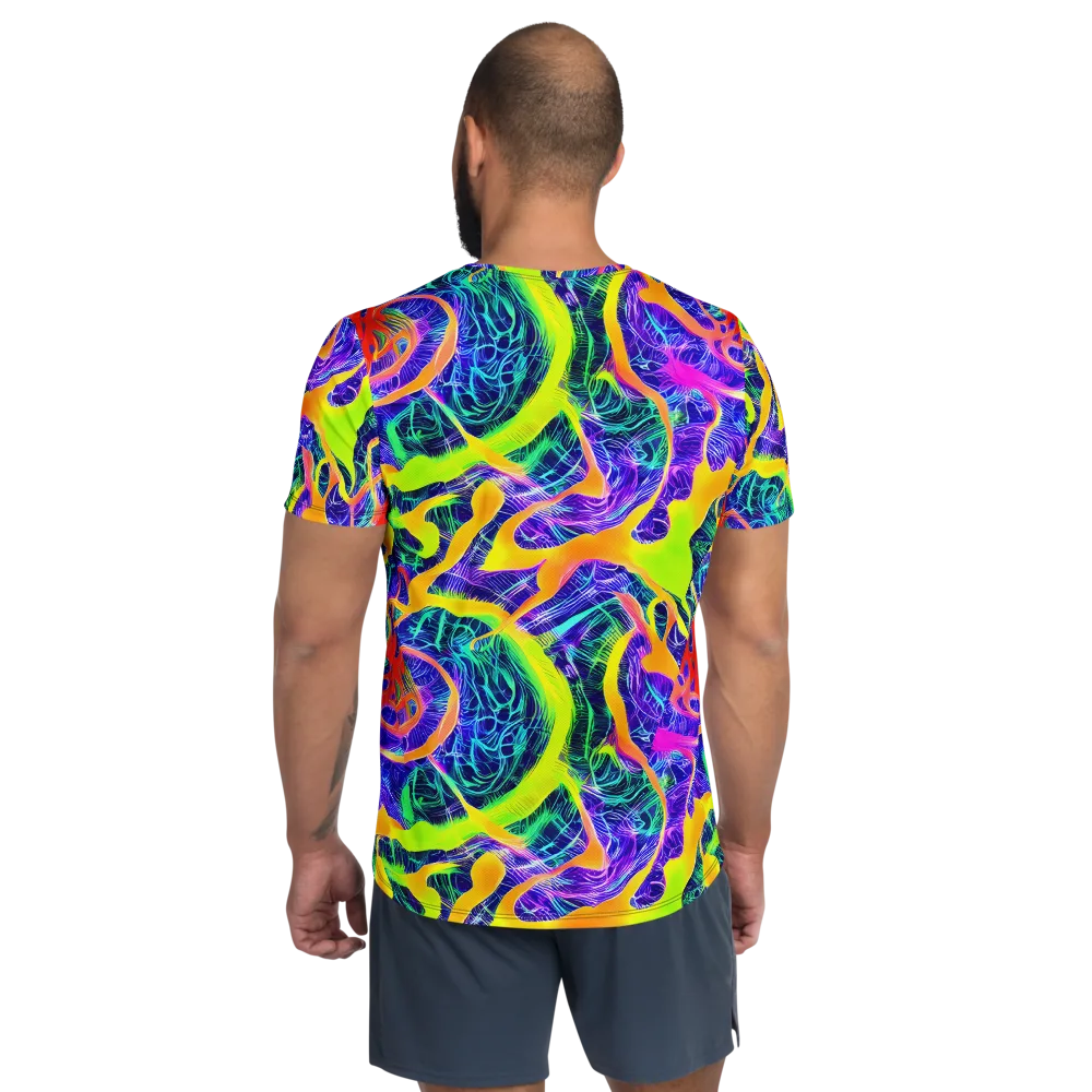 Solar Venom on Men's Athletic T-Shirt — Back