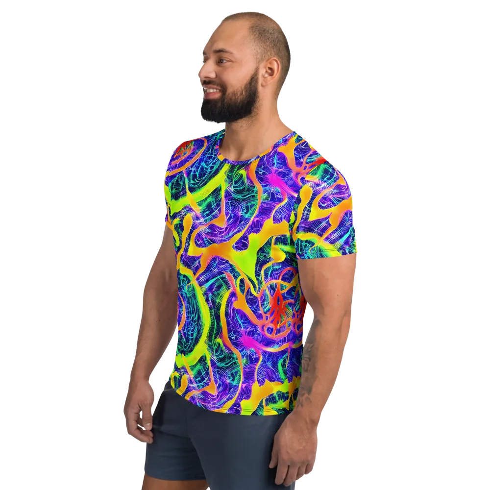 Solar Venom on Men's Athletic T-Shirt — Left