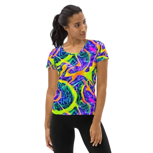 Solar Venom on a Women's Athletic T-Shirt