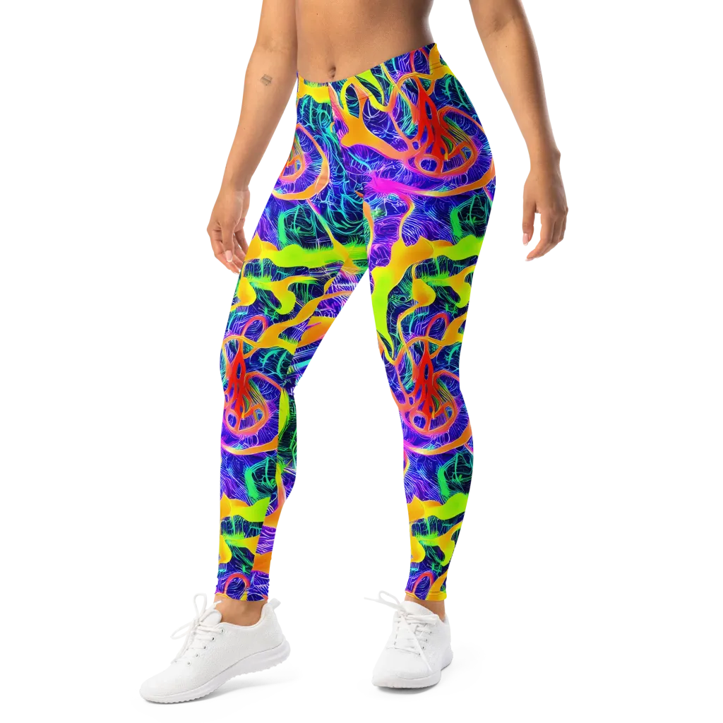 Solar Venom on Leggings — Left Front