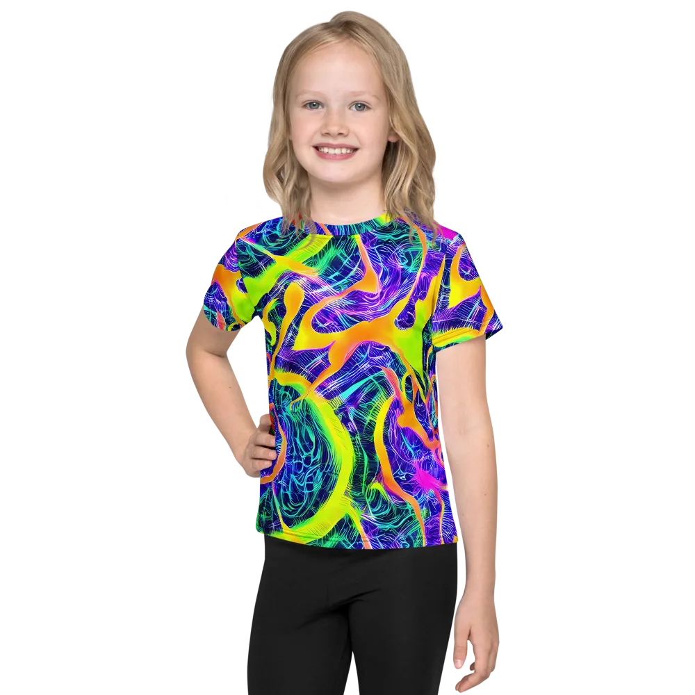 Solar Venom on Kids Crew Neck T-Shirt — Front