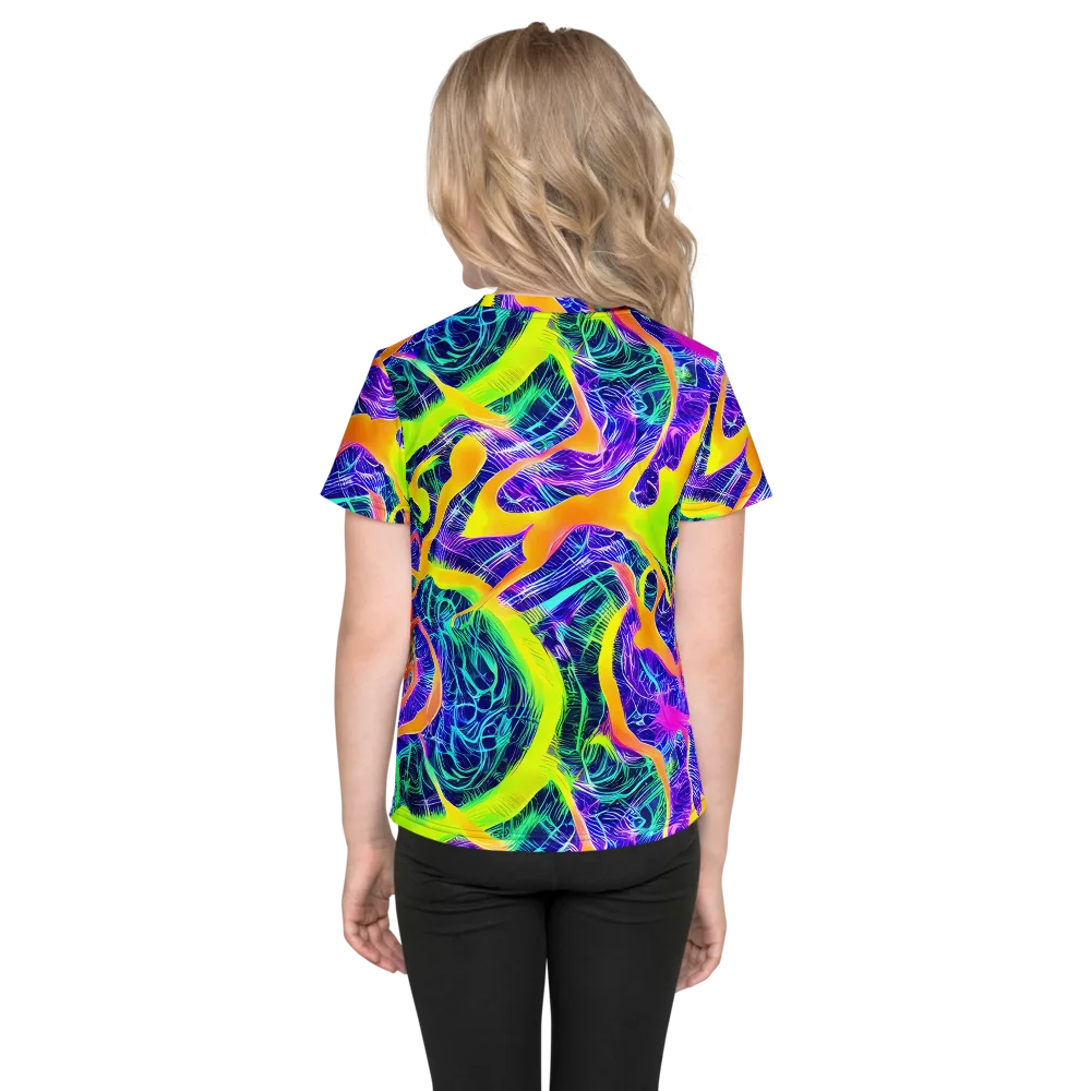 Solar Venom on Kids Crew Neck T-Shirt — Back