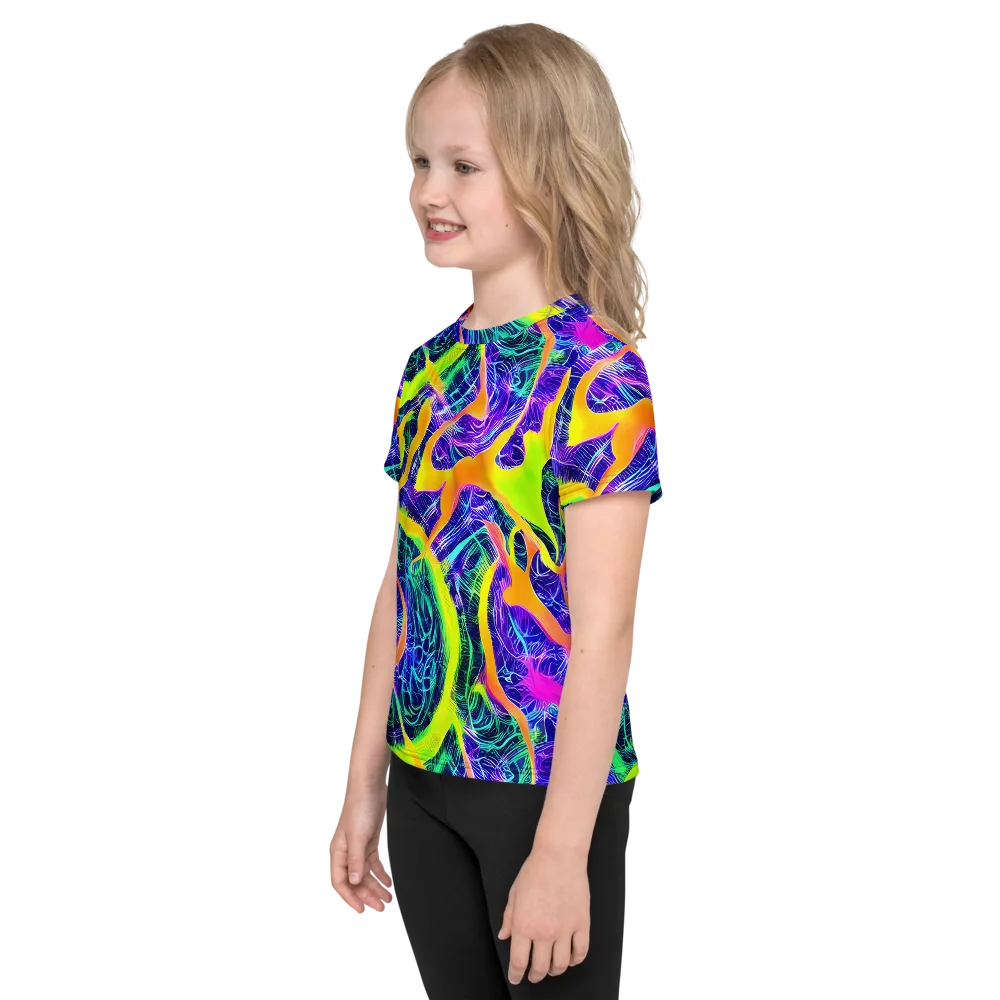 Solar Venom on Kids Crew Neck T-Shirt — Left