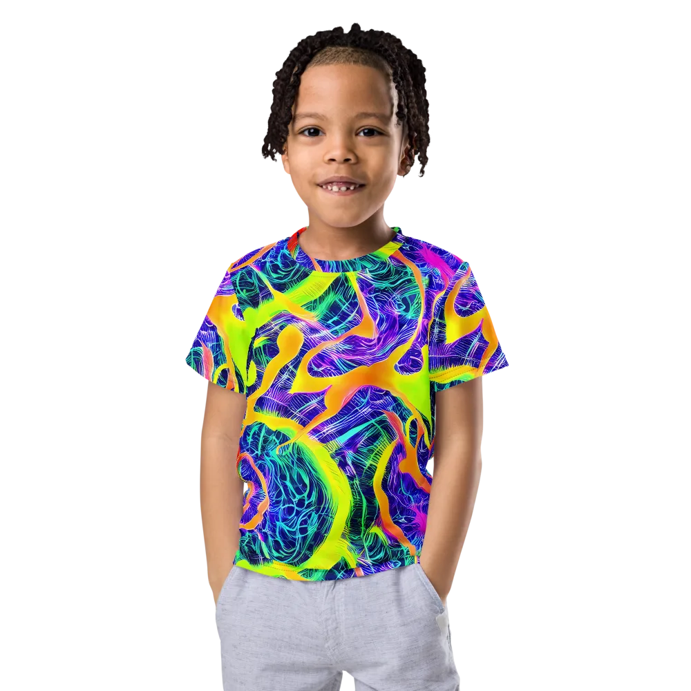 Solar Venom on Kids Crew Neck T-Shirt — Front