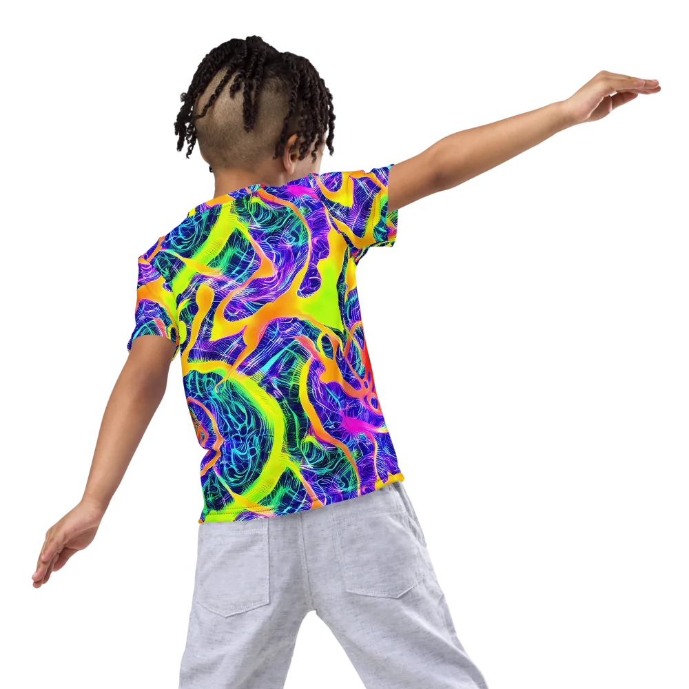 Solar Venom on Kids Crew Neck T-Shirt — Back