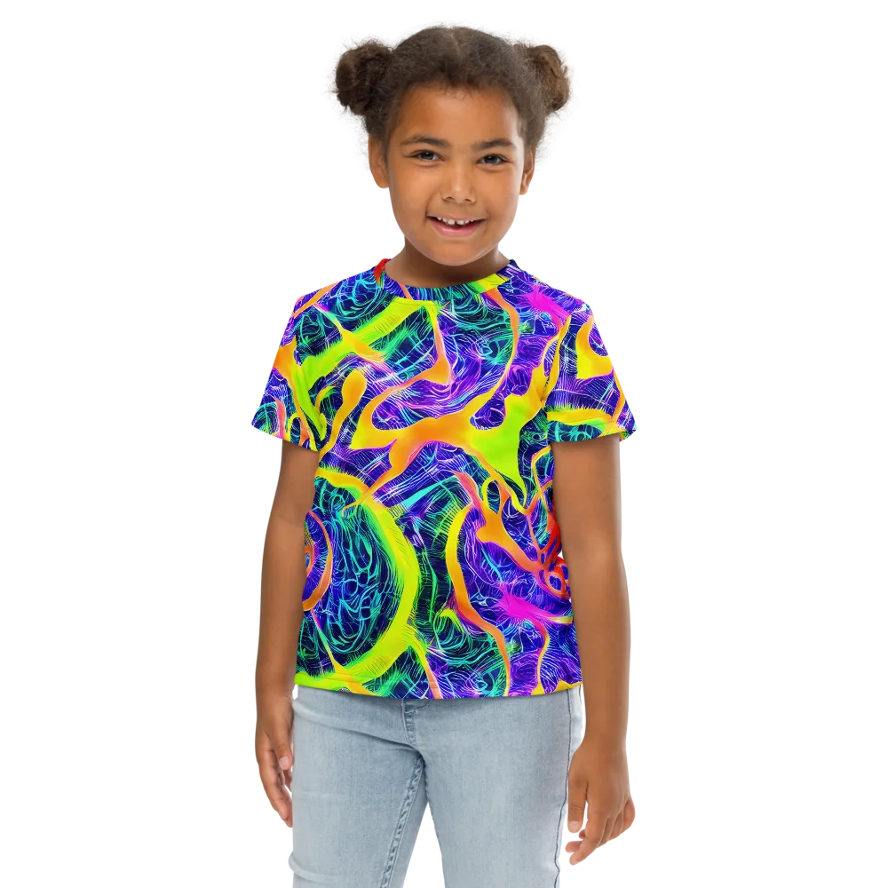 Solar Venom on Kids Crew Neck T-Shirt — Front