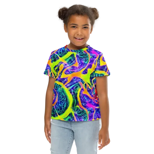 Solar Venom on a Kids Crew Neck T-Shirt