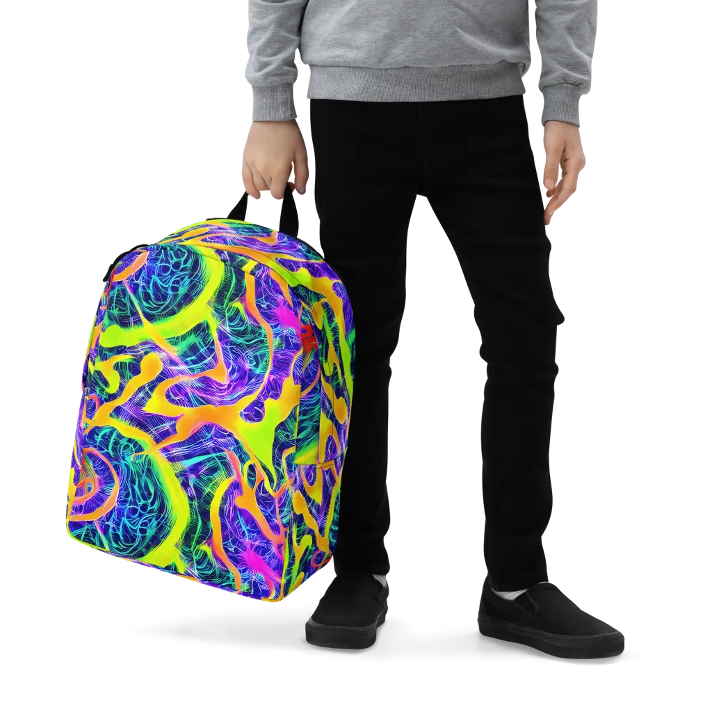 Solar Venom on Minimalist Backpack — Zoomed-in
