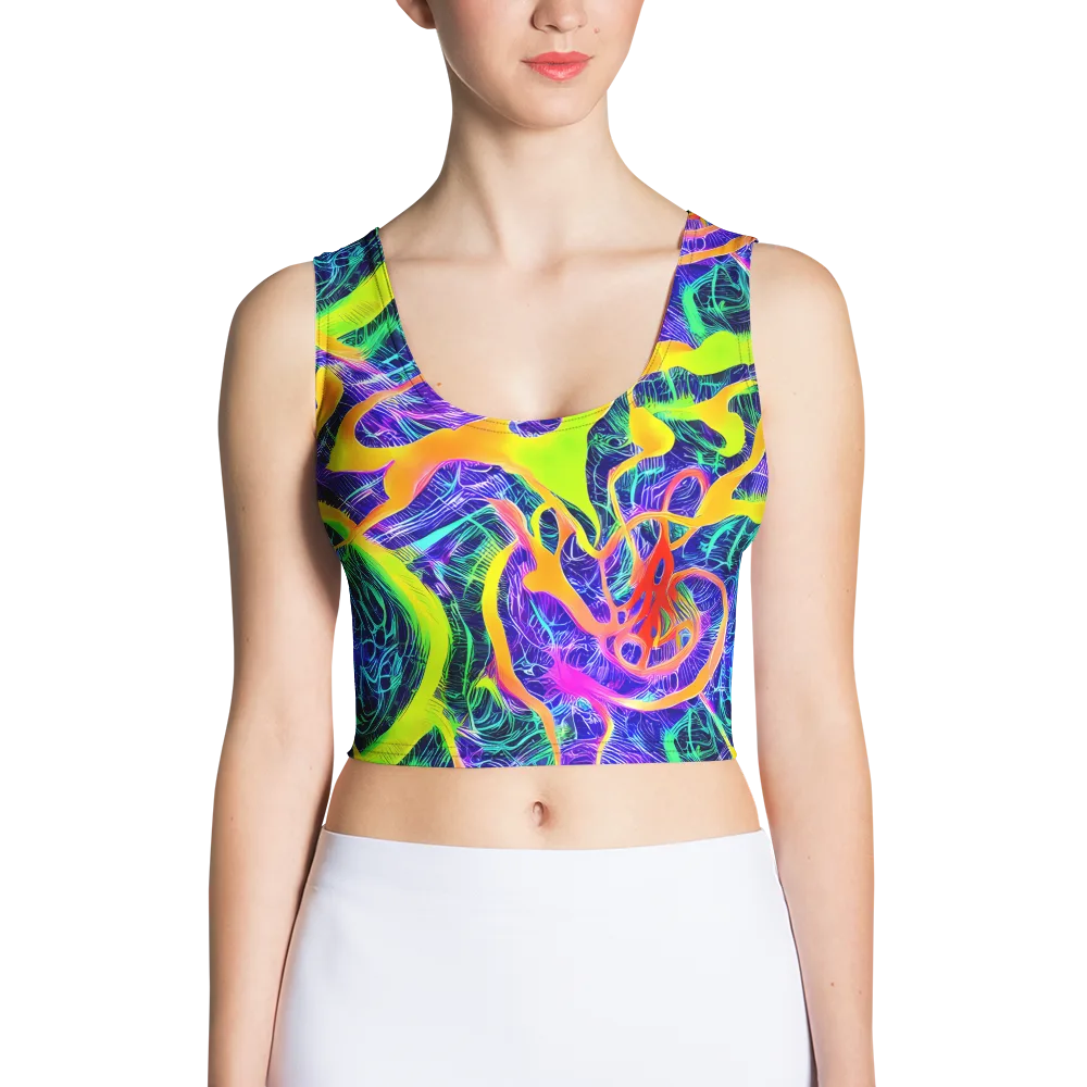 Solar Venom on Crop Top — Front