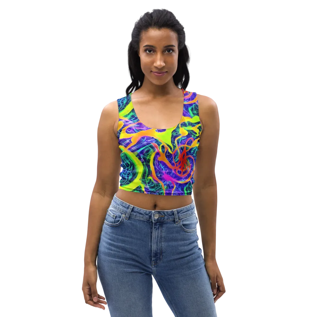 Solar Venom on Crop Top — Front