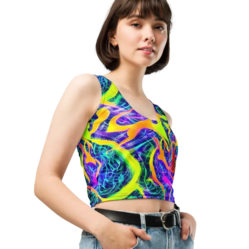 Solar Venom on Crop Top — Right Front