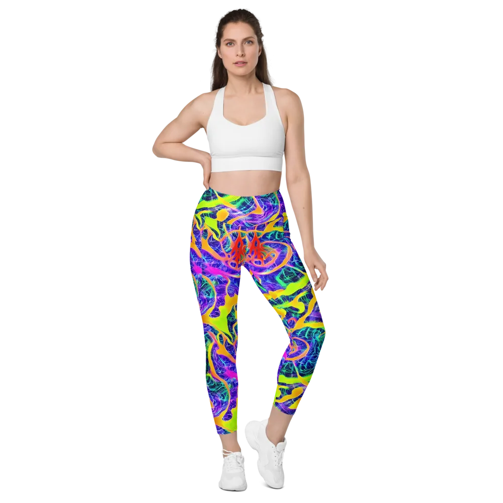 Solar Venom on Leggings with Pockets — Front