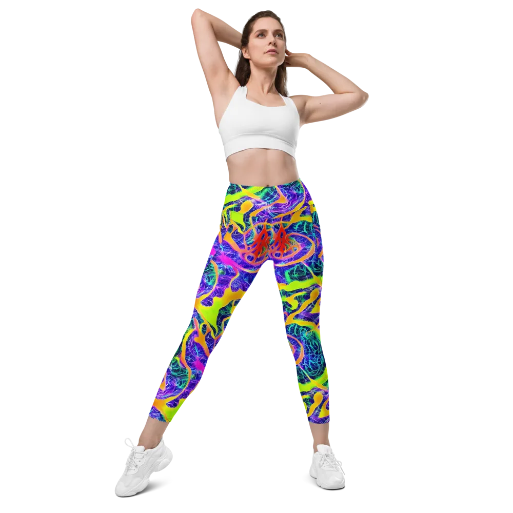 Solar Venom on Leggings with Pockets — Front