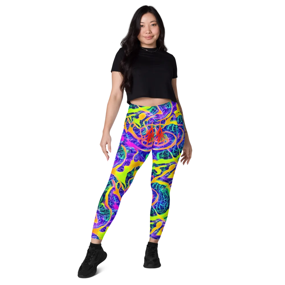 Solar Venom on Leggings with Pockets — Front