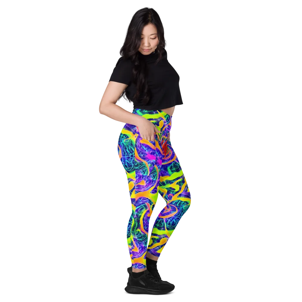 Solar Venom on Leggings with Pockets — Right