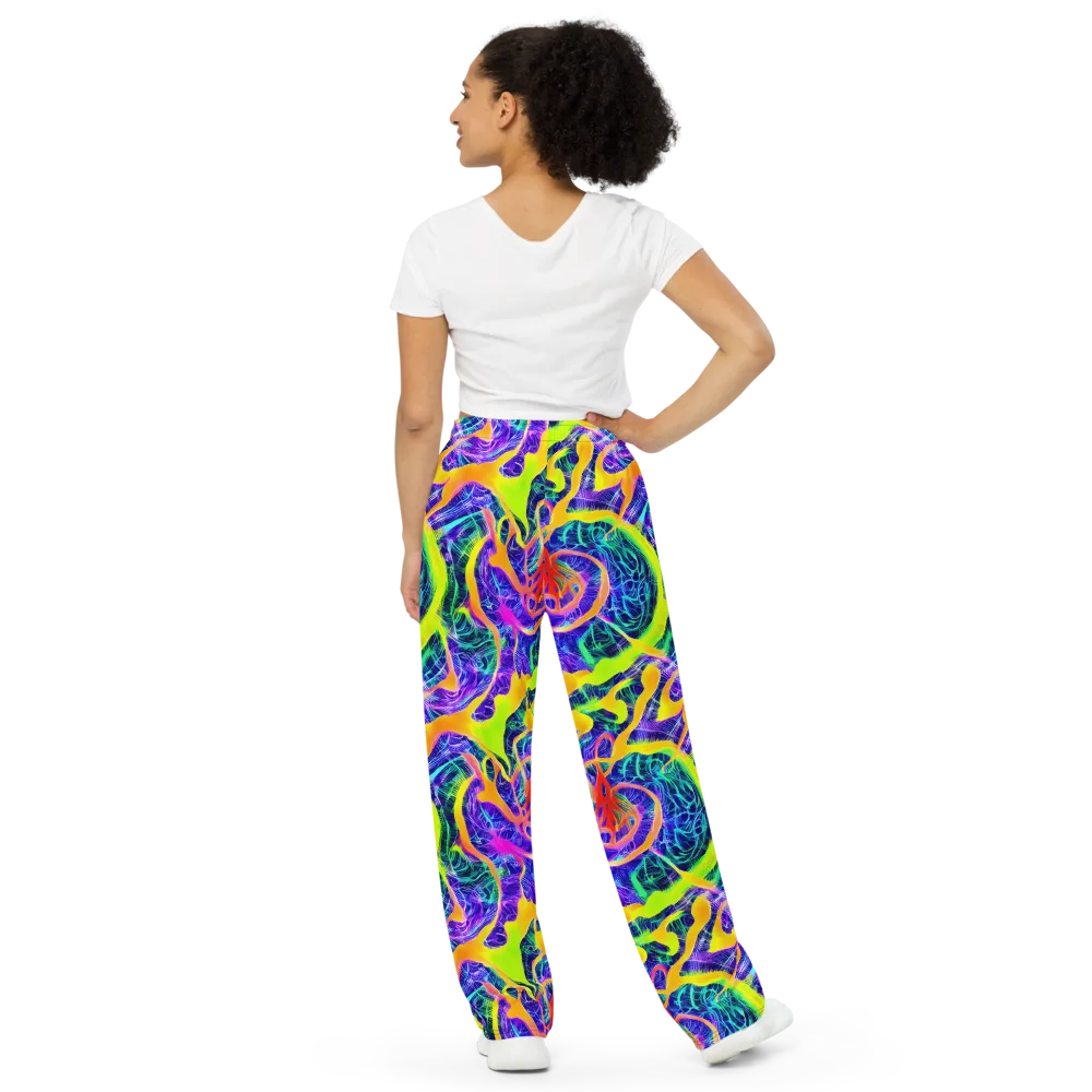 Solar Venom on Wide-Leg Pants — Back