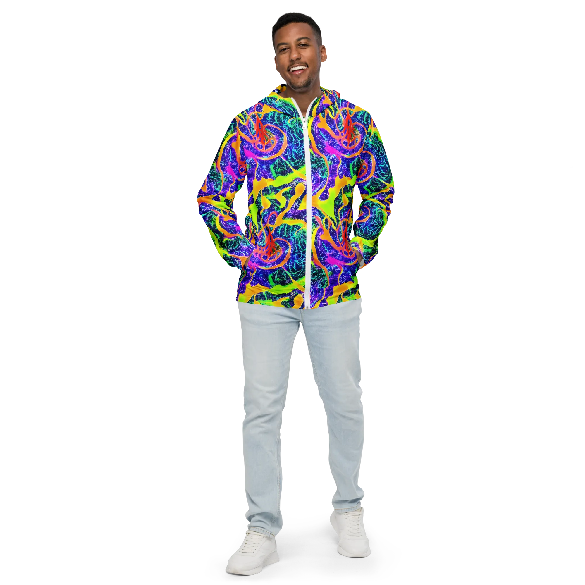 Solar Venom on Men's Windbreaker — Front