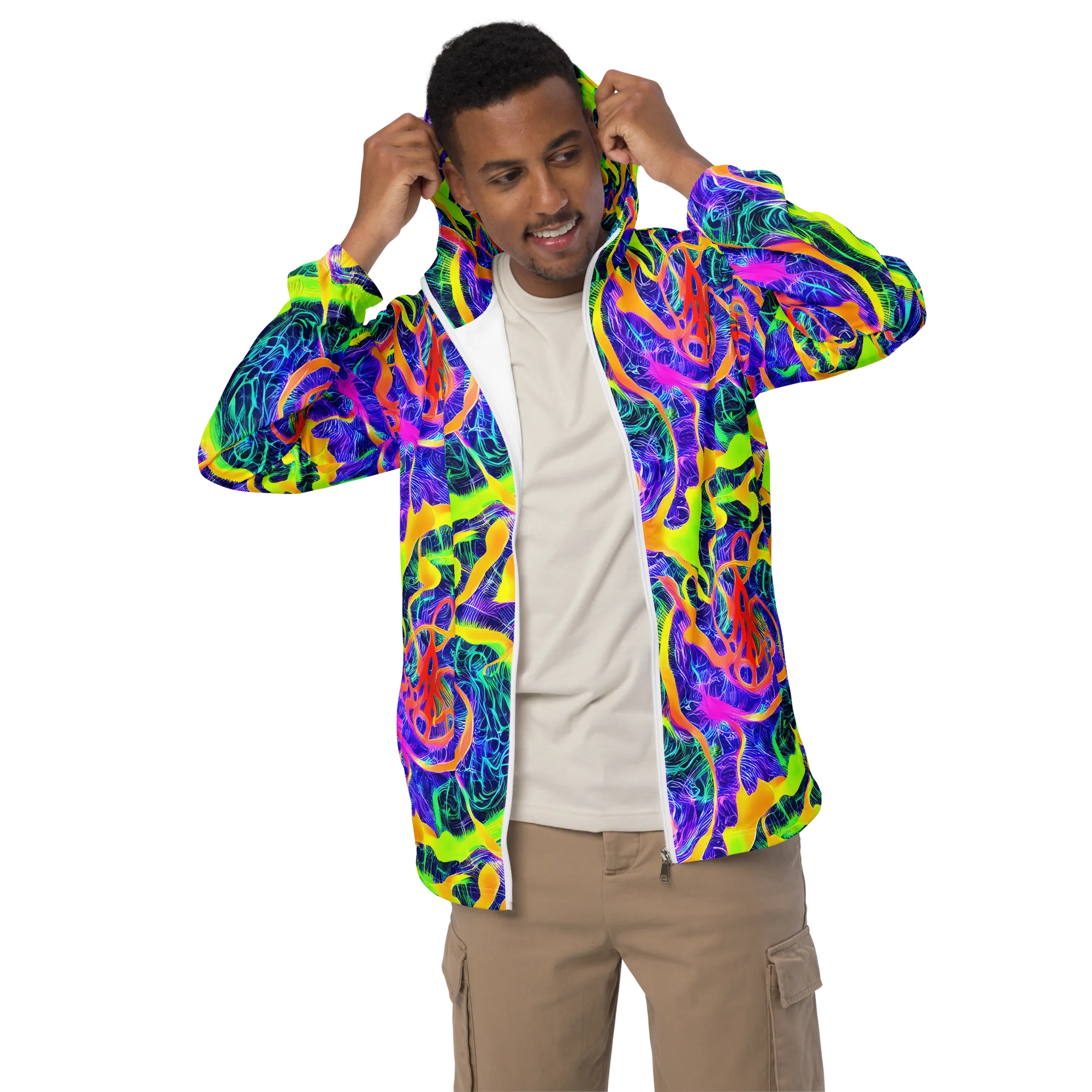 Solar Venom on Men's Windbreaker — Front