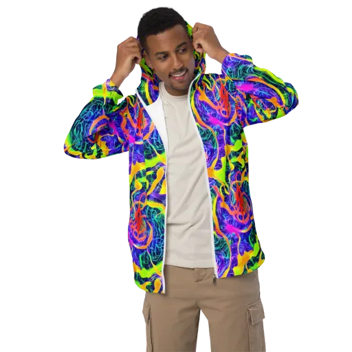 Solar Venom on a Men's Windbreaker