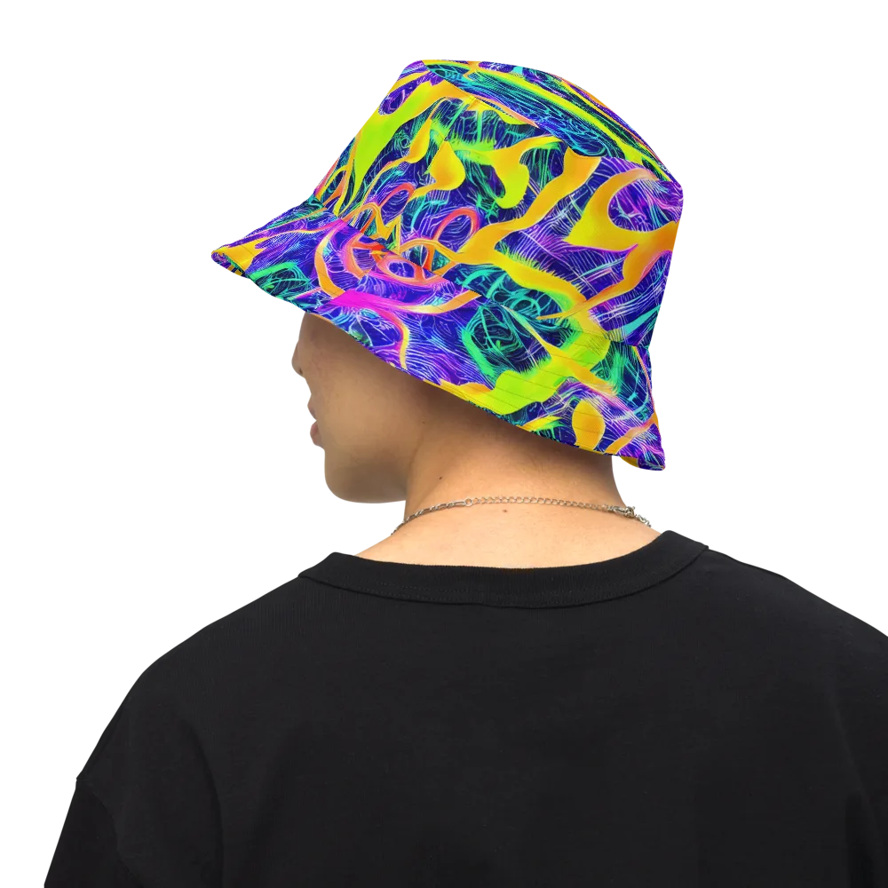 Solar Venom on Reversible Bucket Hat — Back Inside