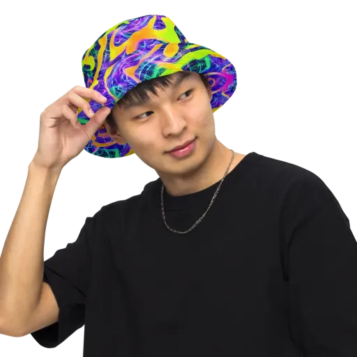Solar Venom on a Reversible Bucket Hat