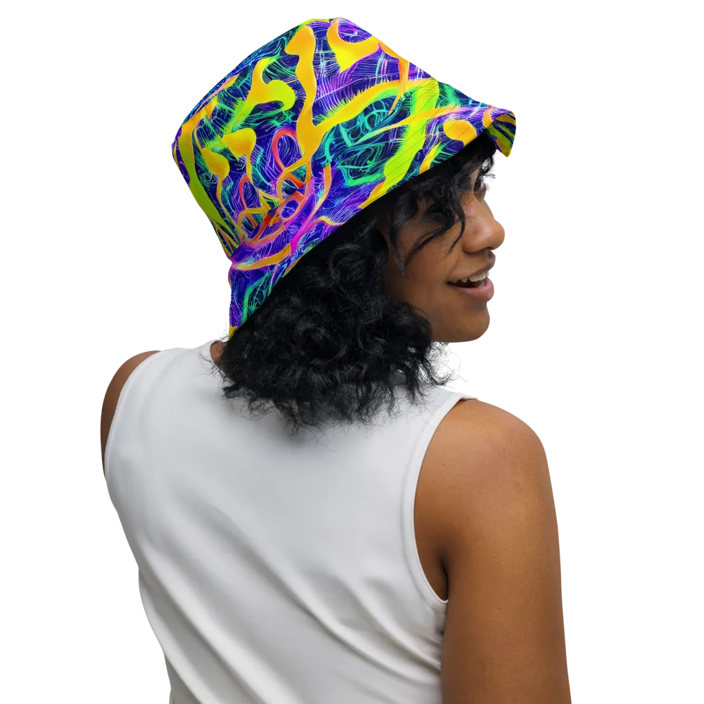 Solar Venom on Reversible Bucket Hat — Right Outside