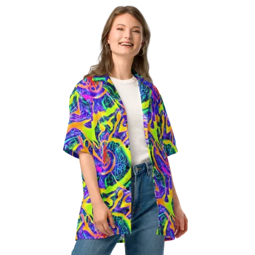 Solar Venom on a Button Shirt