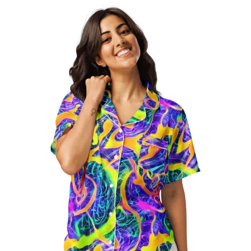 Solar Venom on a Women's Short Sleeve Pajama Top