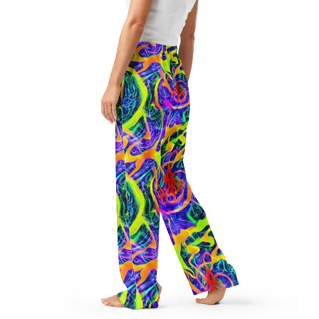 Solar Venom on Women's Pajama Pants — Left
