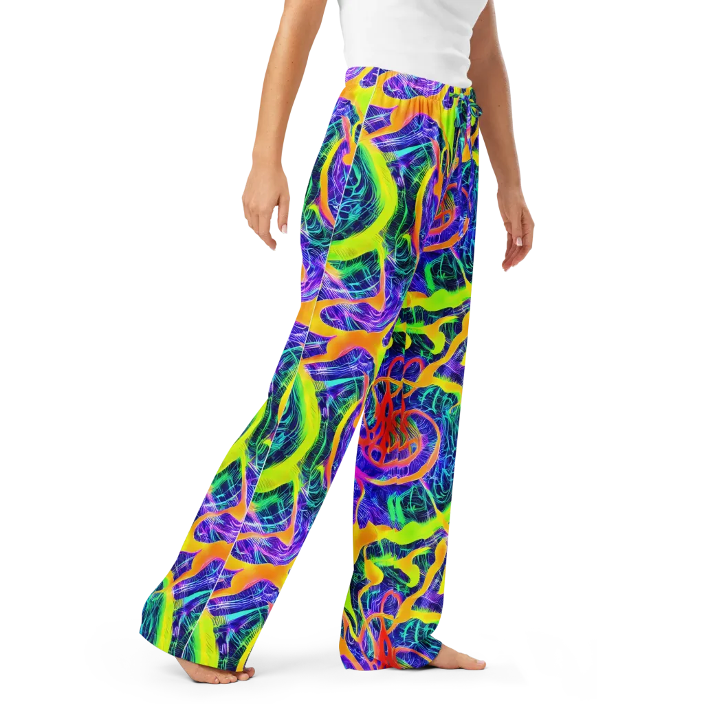 Solar Venom on Women's Pajama Pants — Right Front