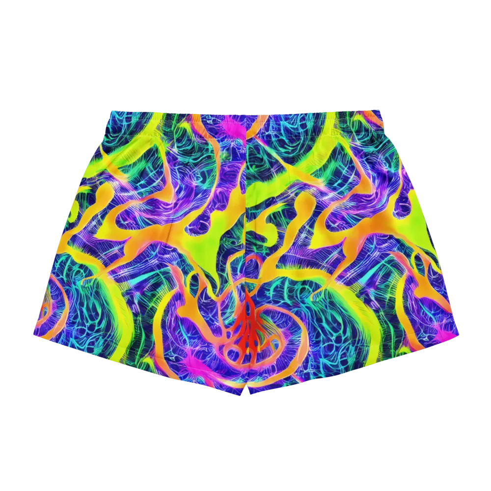 Solar Venom on Women's Pajama Shorts — Back