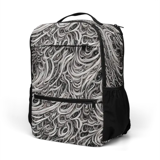 Noir Marbling on a Utility Backpack