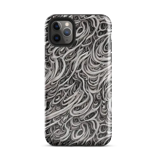 Noir Marbling on a Tough Case for iPhone®
