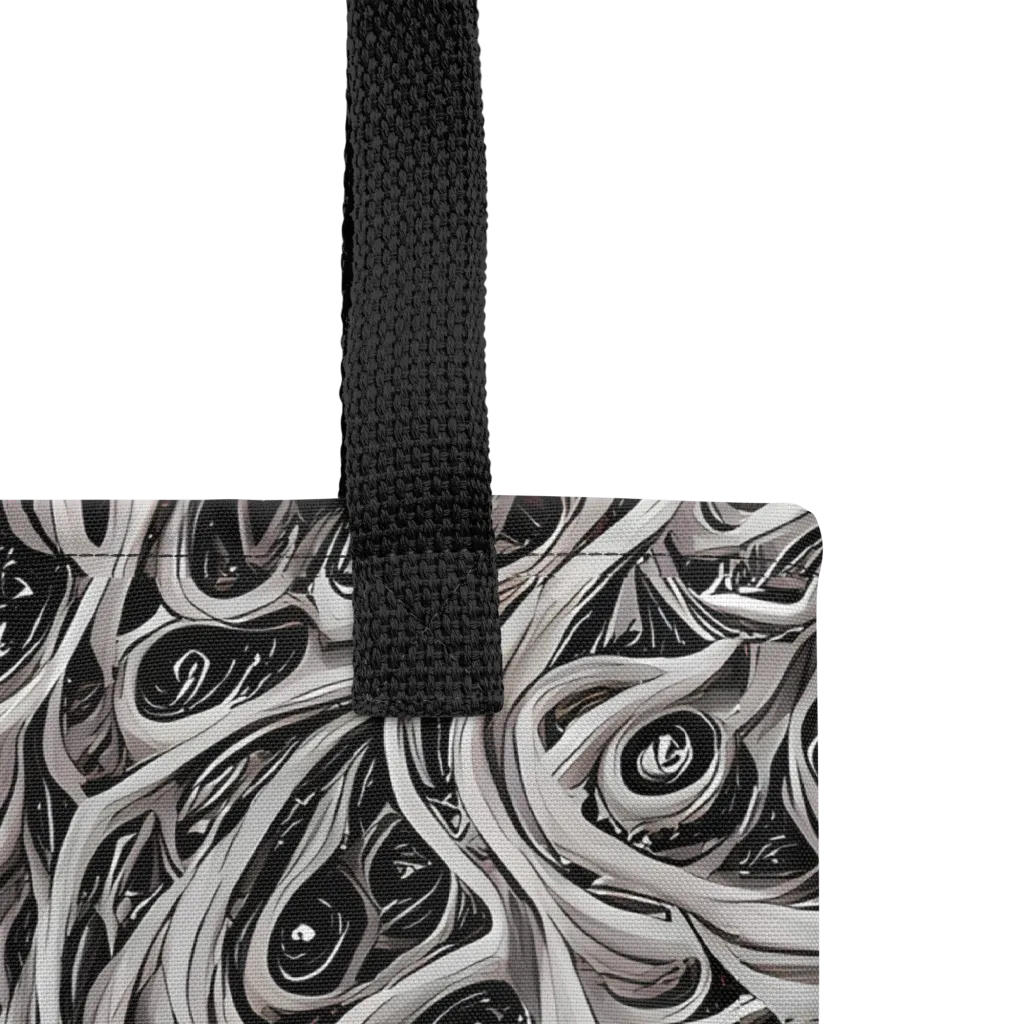 Noir Marbling on Tote Bag — Product details