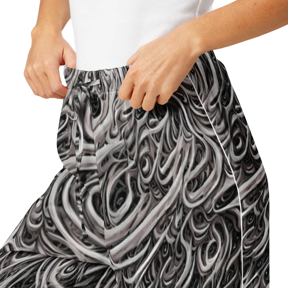 Noir Marbling on Women's Pajama Pants — Product details