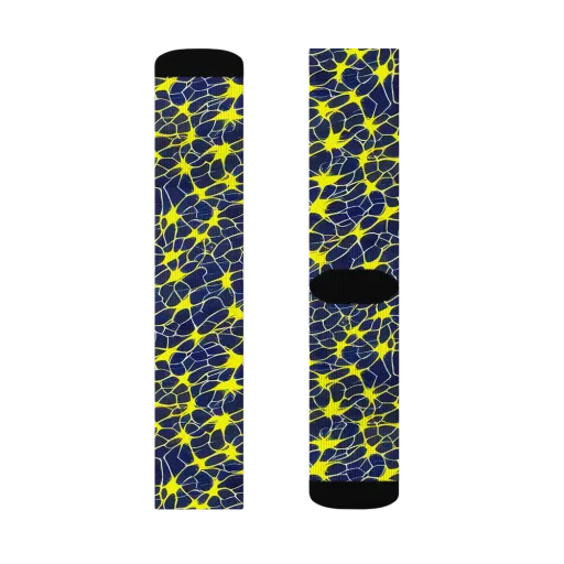 Neon Neural Network on a Socks