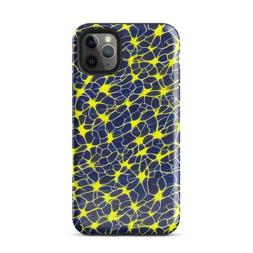 Neon Neural Network on a Tough Case for iPhone®