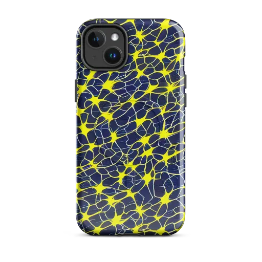 Neon Neural Network on a MagSafe Tough Case for iPhone®