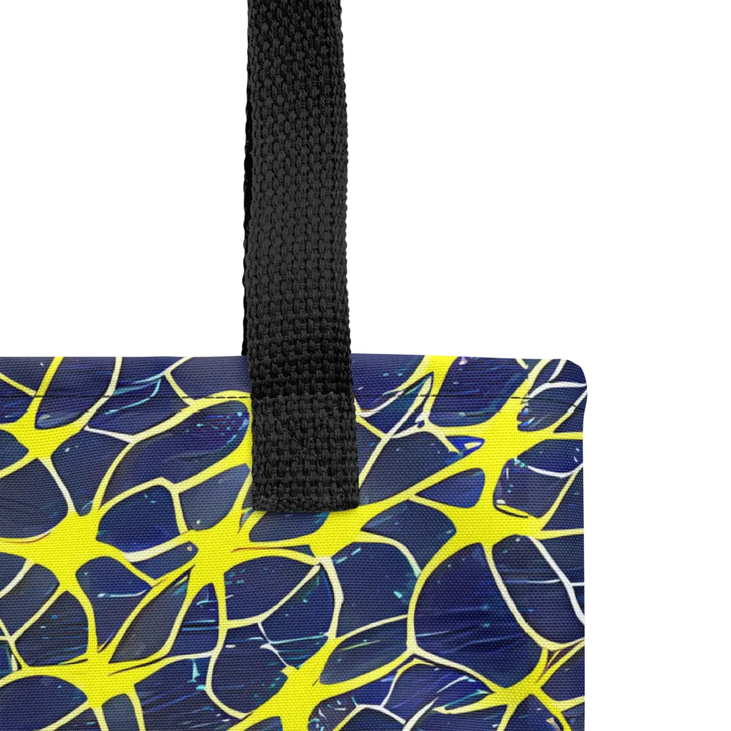 Neon Neural Network on Tote Bag — Product details