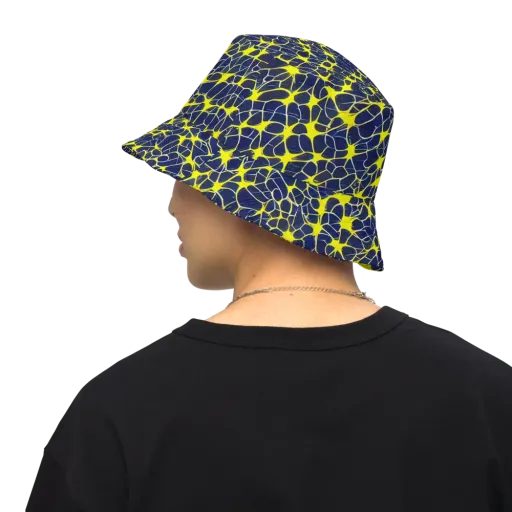 Neon Neural Network on a Reversible Bucket Hat