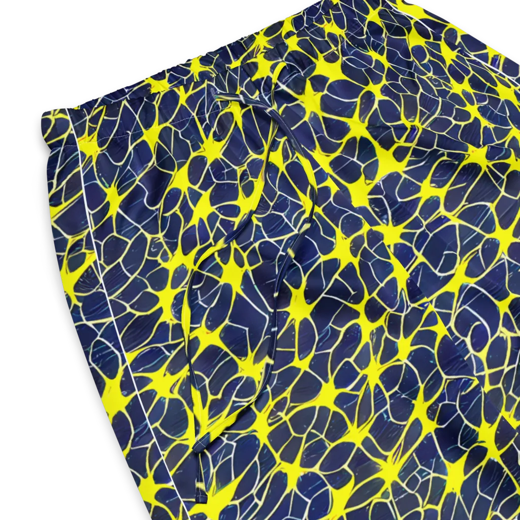 Neon Neural Network on Women's Pajama Pants — Product details