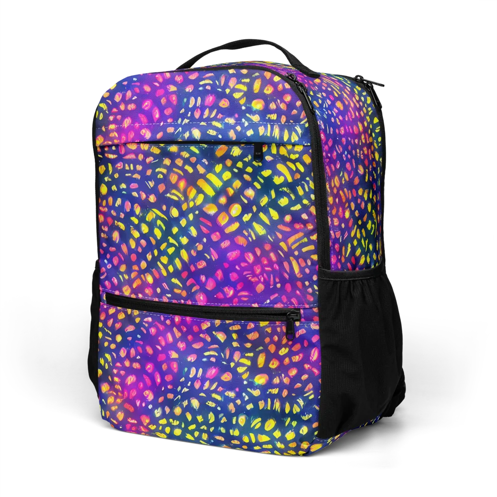 Prismatic Scatter on Utility Backpack — Left Front