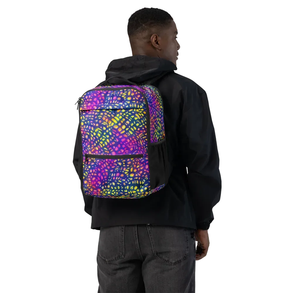 Prismatic Scatter on Utility Backpack — Back