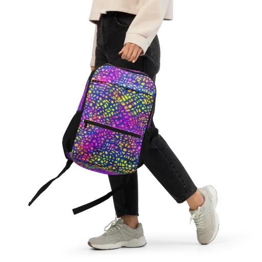 Prismatic Scatter on a Utility Backpack