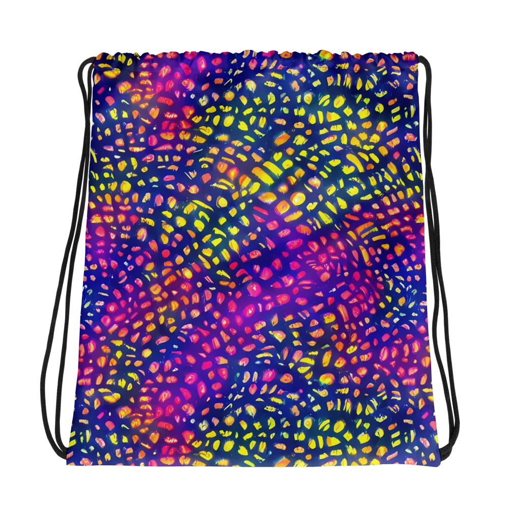 Prismatic Scatter on Drawstring Bag — Photo