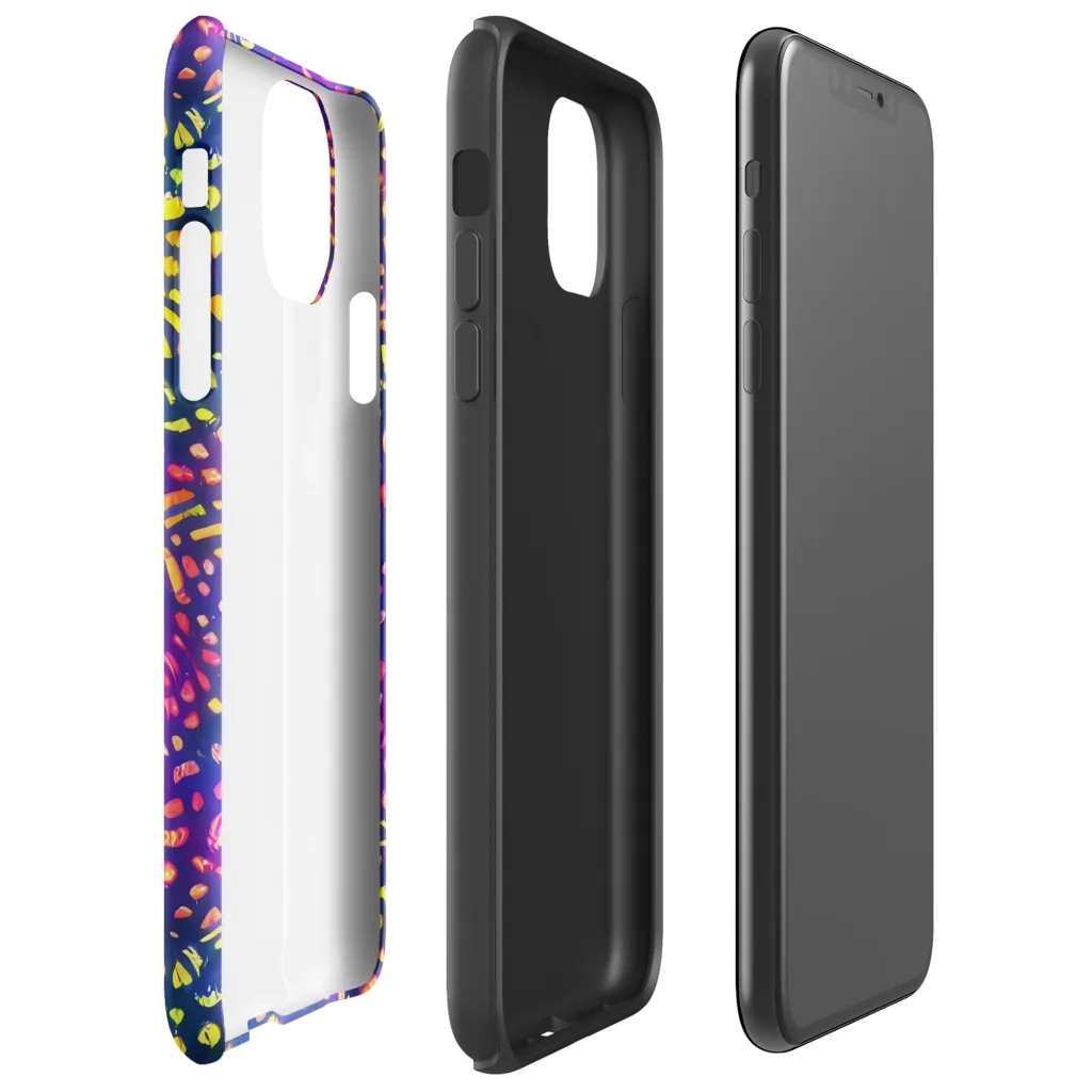 Prismatic Scatter on Tough Case for iPhone® — Right