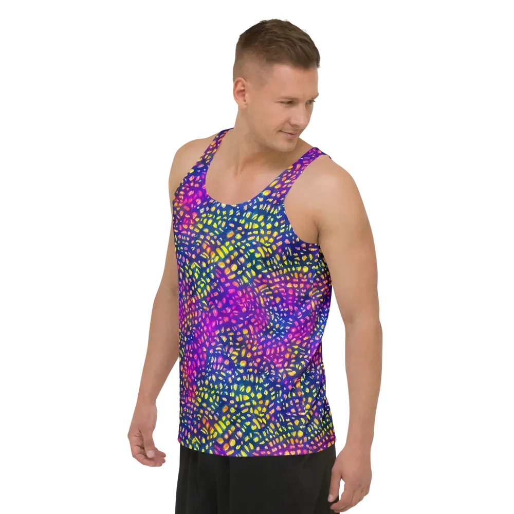 Prismatic Scatter on Men's Tank Top — Left Front