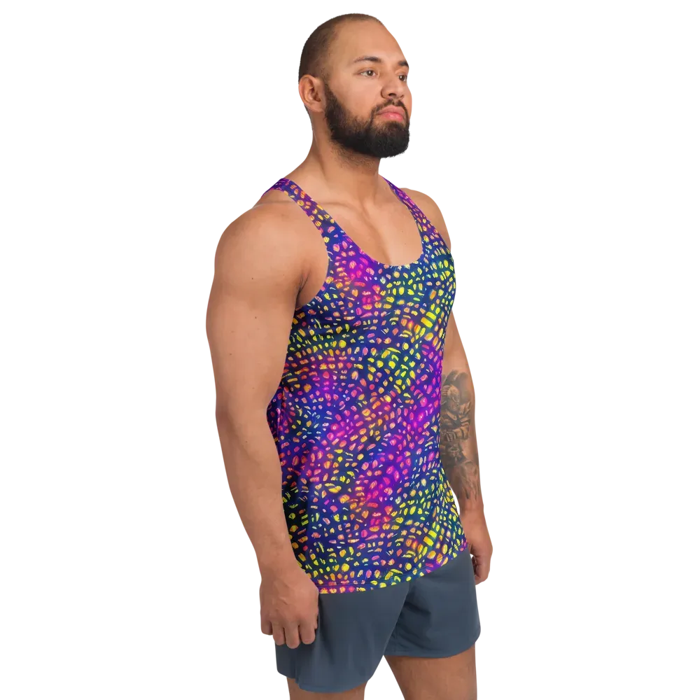 Prismatic Scatter on Men's Tank Top — Right Front
