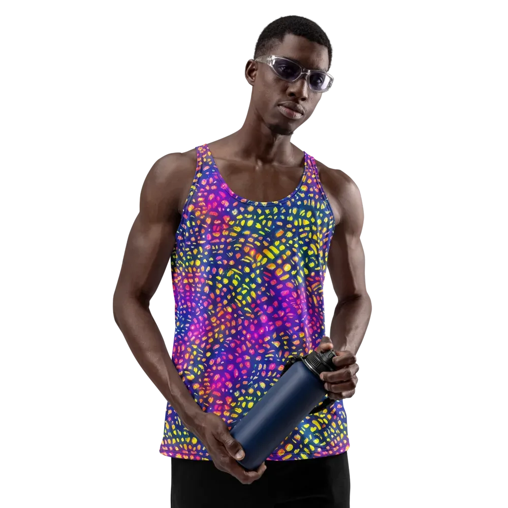 Prismatic Scatter on Men's Tank Top — Front