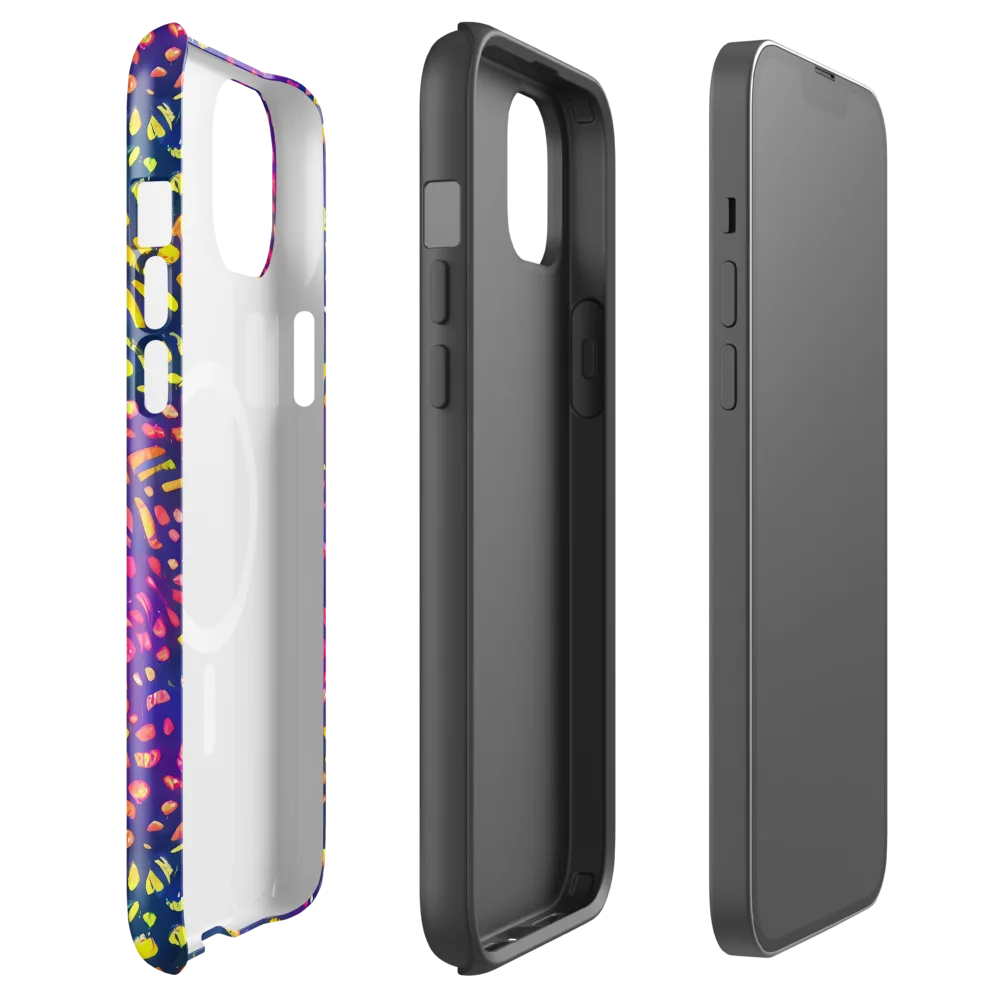 Prismatic Scatter on MagSafe Tough Case for iPhone® — Front